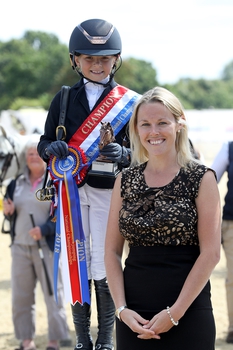 Connie Mensley wins the Pony Silver League 128cm Final